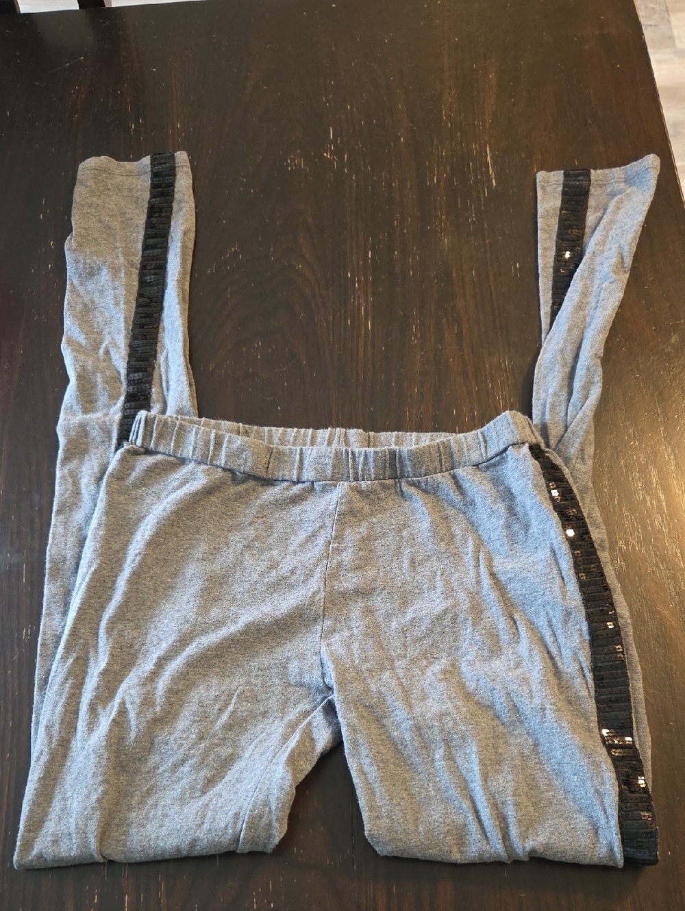 💥💥FREE Rampage Gray Womens Knit Leggings with Sequin Side Stripe